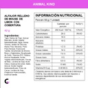 Caja x18 alfajores rellenos de LIMON c/cobertura de chocolate - Animal Kind