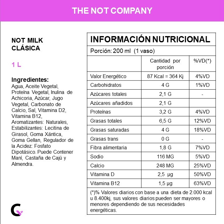 Notmilk original x1l