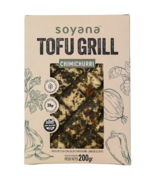 Tofu organico grill CHIMICHURRI x200g - Soyana
