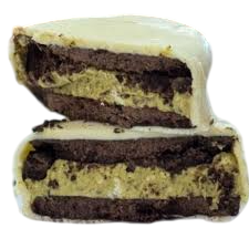 Caja x6u - Alfajor KETO PISTACHO y CHOCOLATE BLANCO - Vento