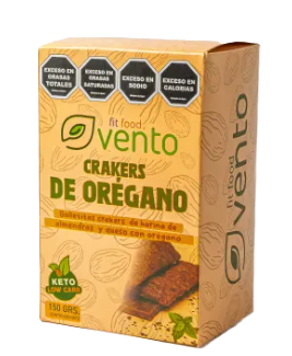Crackers KETO c/OREGANO - Vento