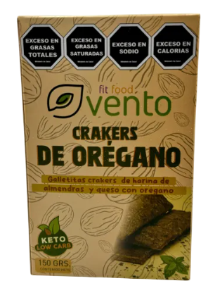 Crackers KETO c/OREGANO - Vento