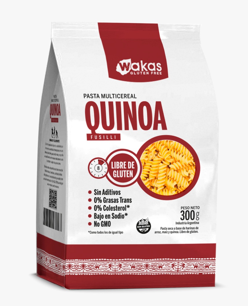 Pasta proteica PENNE RIGATE QUINOA x300g - Wakas