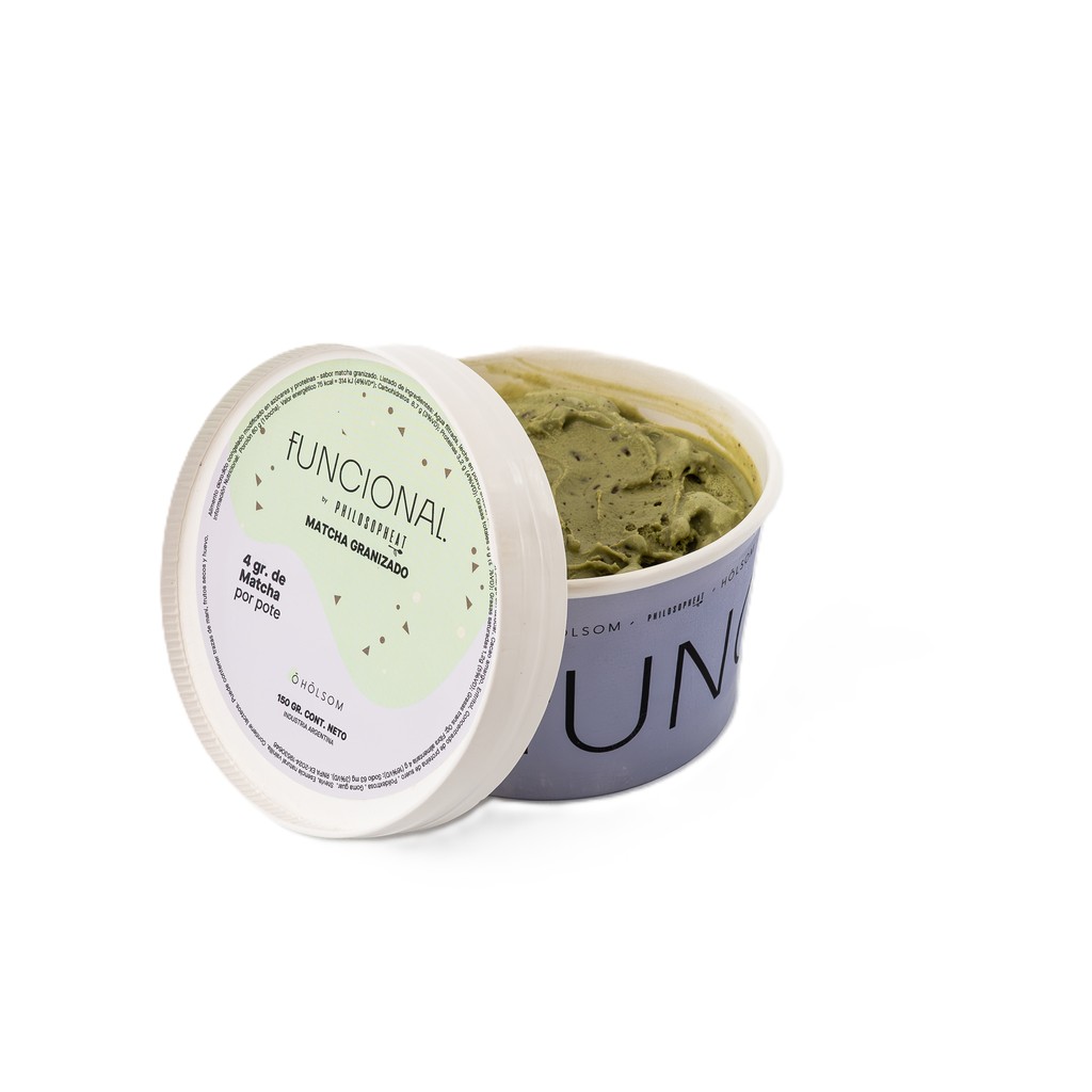 Helado funcional x150g - MATCHA GRANIZADO - Holsom