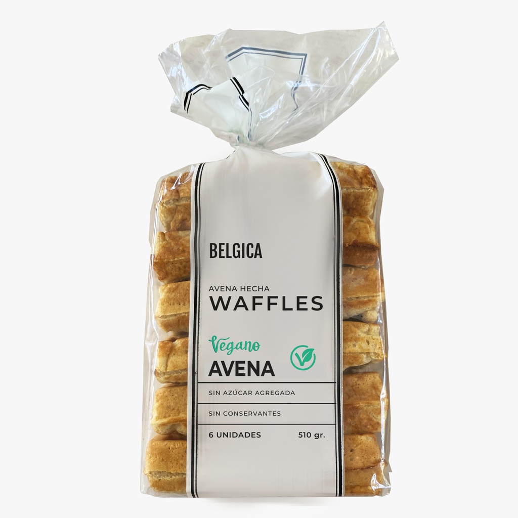 Waffles VEGANOS congelados x6u - Belgica