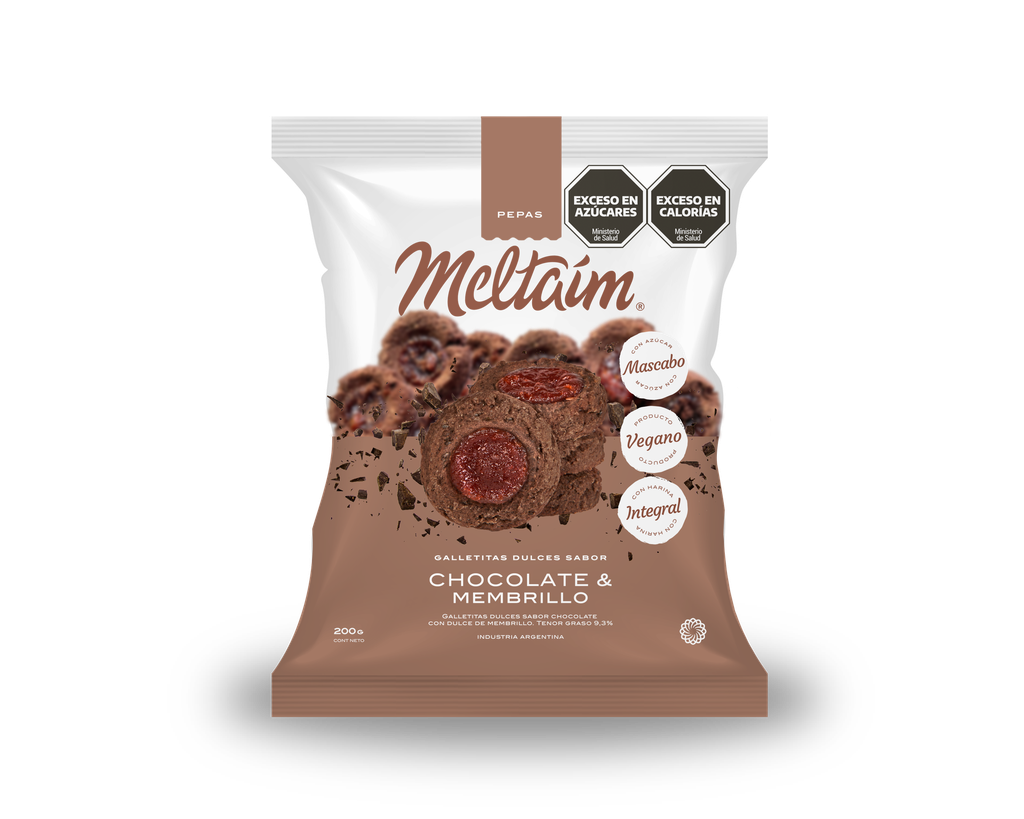 Pepas de membrillo y CHOCOLATE x200g - Meltaim