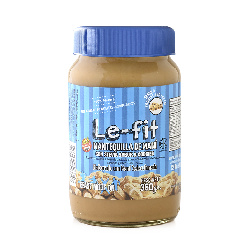 Pasta de mani COOKIES and CREAM - LeFit