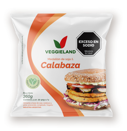 [2407] Medallones SOJA y CALABAZA x4u - Veggieland