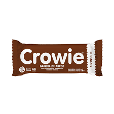 [2601] Caja x12 barras - ARROZ c/chocolate NEGRO - Crowie