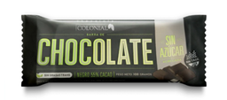 [1301] Caja x10u - Barra chocolate 55% s/AZUCAR x100g- Colonial