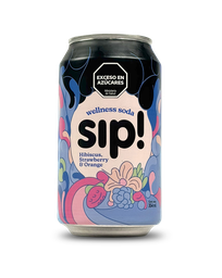 [4000] Bebida gasificada c/PREBIOTICOS sabor HIBISCUS y FRUTILLA - Sip