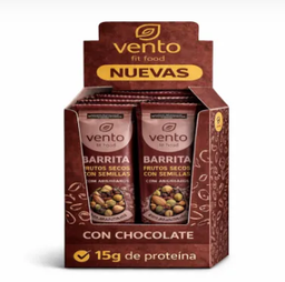 Caja x12u - Barra PROTEICA c/CHOCOLATE - Vento