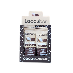 [502] Caja x12 barritas RAW - CHOCO COCO - LadduBar