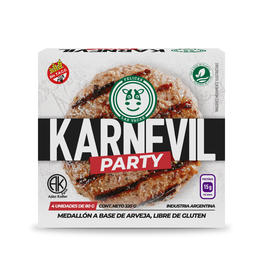 [208] Hamburguesas KARNEVIL PARTY x4u - Felices